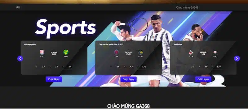 Sảnh game cá cược đa dạng