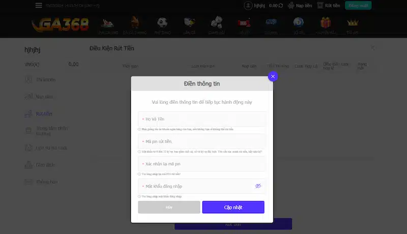 Những điều kiện anh em cần đáp ứng nếu muốn rút tiền
